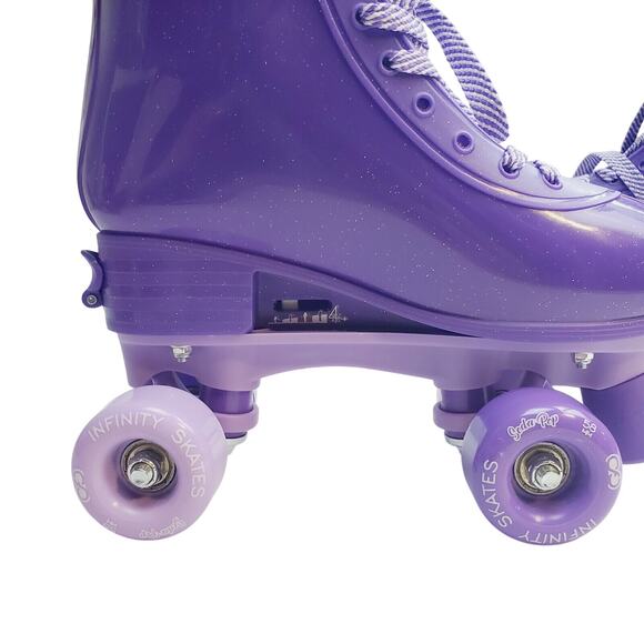 Infinity Skates Soda Pop Grape Roller-Skates Girl's M 3-6 Adjustable New Purple - Picture 6 of 14